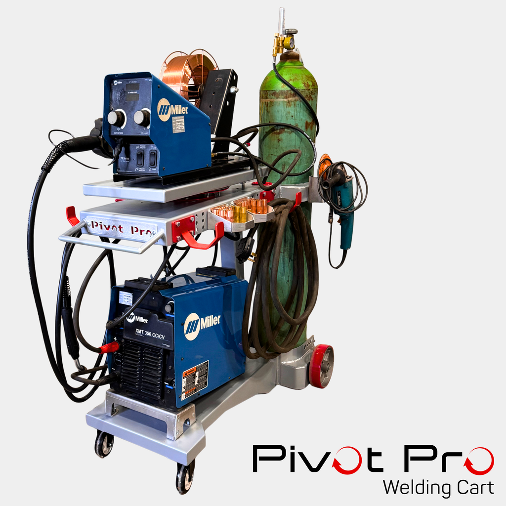 Complete Welding Package – Miller XMT 350 with Pivot Pro Cart