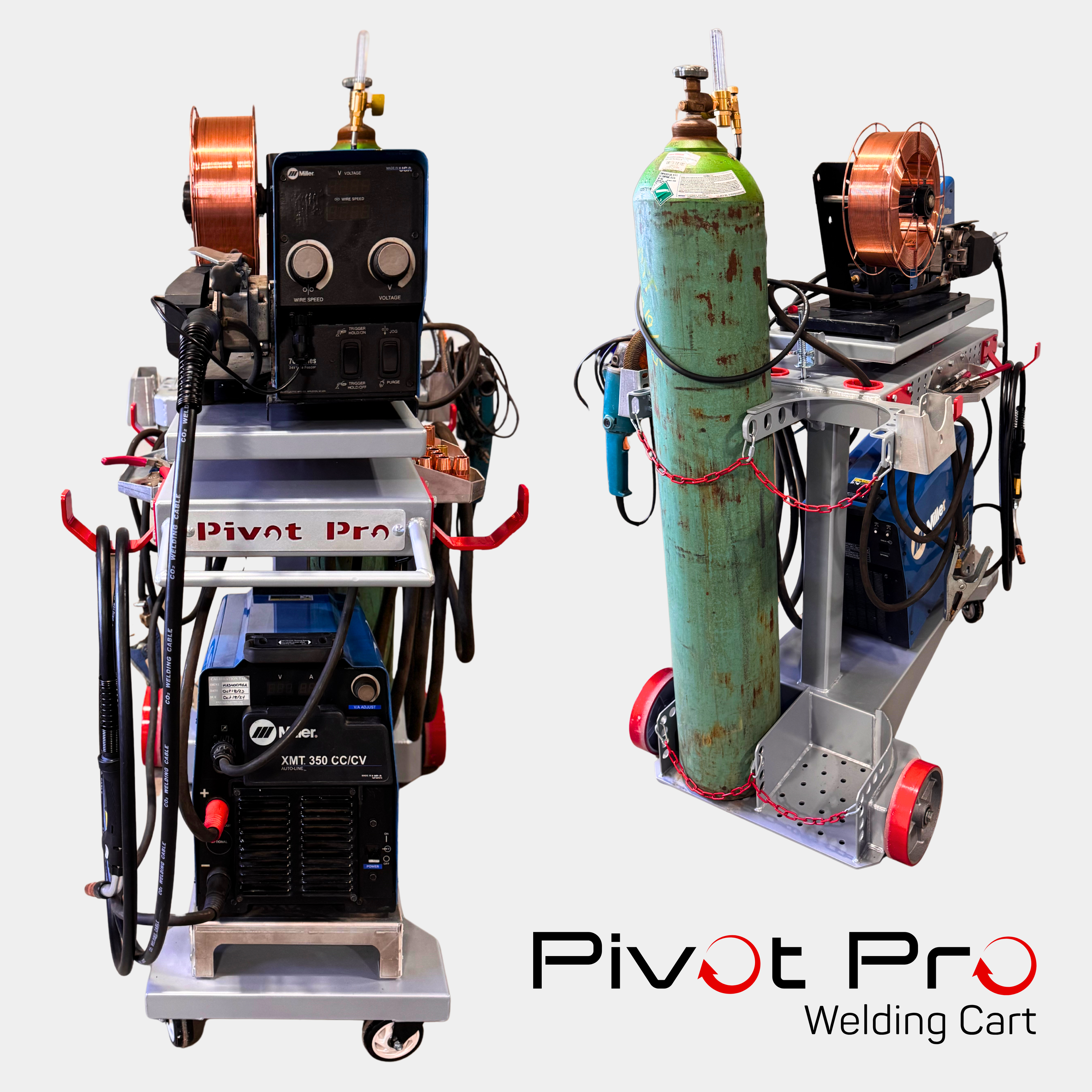 Complete Welding Package – Miller XMT 350 with Pivot Pro Cart